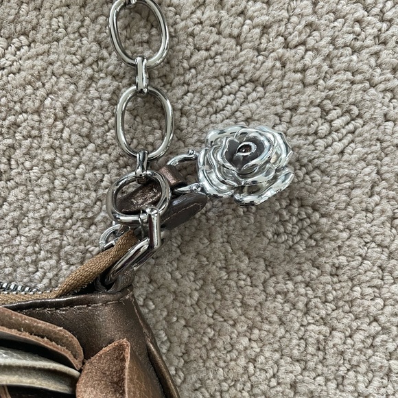 BRIGHTON VELVET ROSE MASTERPIECE COLLECTION Retired/Rare Brown metallic - Picture 5 of 6